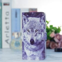 Knížkové pouzdro Trendy Cross case Vlk – Samsung Galaxy A55 5G | Levné Kryty | Levné Kryty | Levné Kryty