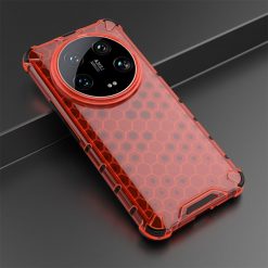 Alternative view of Odolný kryt Honeycomb Armor červený – Xiaomi 14 Ultra