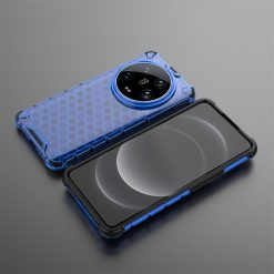 Odolný kryt Honeycomb Armor modrý – Xiaomi 14 Ultra | Levné Kryty | Levné Kryty | Levné Kryty