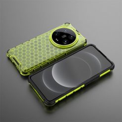 Alternative view of Odolný kryt Honeycomb Armor zelený – Xiaomi 14 Ultra