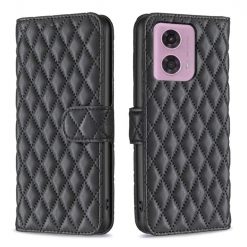 Peněženkové pouzdro Diamond Skin case černé – Motorola Moto G04 / G24 | Levné Kryty | Levné Kryty | Levné Kryty