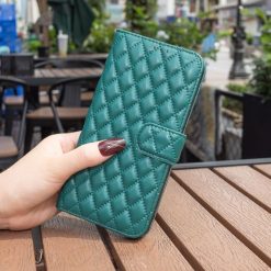 Peněženkové pouzdro Diamond Skin case zelené – Motorola Moto G04 / G24 | Levné Kryty | Levné Kryty | Levné Kryty