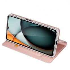 Peněženkové pouzdro Dux Ducis Skin Pro růžové – Xiaomi Redmi A3 | Levné Kryty | Levné Kryty | Levné Kryty