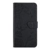 Peněženkové pouzdro Embossing Pattern Motýľ a růže modré – Motorola Moto G34 5G | Levné Kryty | Levné Kryty | Levné Kryty