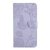 Peněženkové pouzdro Embossing Pattern Stitchy case modré – Motorola Moto G34 5G | Levné Kryty | Levné Kryty | Levné Kryty