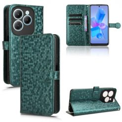 Peněženkové pouzdro Honeycomb Dot Texture Case zelené – Infinix Hot 40 Pro | Levné Kryty | Levné Kryty | Levné Kryty