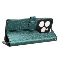 Peněženkové pouzdro Honeycomb Dot Texture Case zelené – Infinix Hot 40 Pro | Levné Kryty | Levné Kryty | Levné Kryty