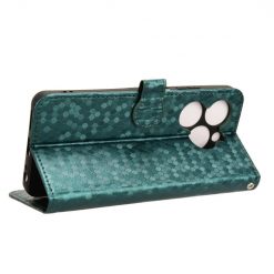 Peněženkové pouzdro Honeycomb Dot Texture Case zelené – Infinix Smart 8 | Levné Kryty | Levné Kryty | Levné Kryty