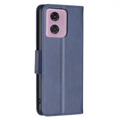 Peněženkové pouzdro Retro Lambskin modré – Motorola Moto G04 / G24 | Levné Kryty | Levné Kryty | Levné Kryty