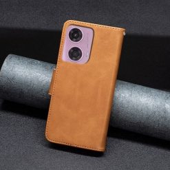 Peněženkové pouzdro Retro Lambskin žluté – Motorola Moto G04 / G24 | Levné Kryty | Levné Kryty | Levné Kryty
