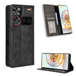 Peněženkové pouzdro Retro Leather černé – Nubia Z60 Ultra | Levné Kryty | Levné Kryty | Levné Kryty
