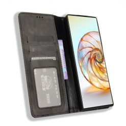 Peněženkové pouzdro Retro Leather černé – Nubia Z60 Ultra | Levné Kryty | Levné Kryty | Levné Kryty