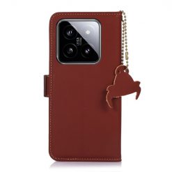 Peněženkové pouzdro RFID Leather case hnědé – Xiaomi 14 | Levné Kryty | Levné Kryty | Levné Kryty