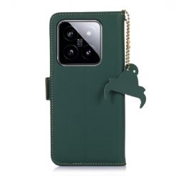 Peněženkové pouzdro RFID Leather case zelené – Xiaomi 14 | Levné Kryty | Levné Kryty | Levné Kryty