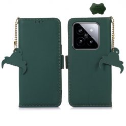 Peněženkové pouzdro RFID Leather case zelené – Xiaomi 14 | Levné Kryty | Levné Kryty | Levné Kryty