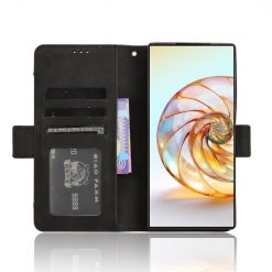 Peněženkové pouzdro Slots case černé – Nubia Z60 Ultra | Levné Kryty | Levné Kryty | Levné Kryty