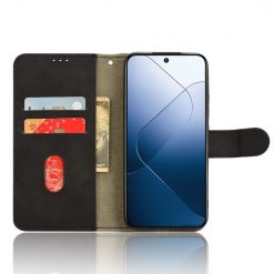 Peněženkové pouzdro Solid černé – Xiaomi 14 | Levné Kryty | Levné Kryty | Levné Kryty