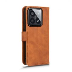 Peněženkové pouzdro Solid hnědé – Xiaomi 14 | Levné Kryty | Levné Kryty | Levné Kryty