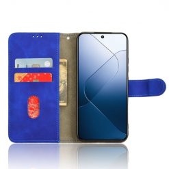 Peněženkové pouzdro Solid modré – Xiaomi 14 | Levné Kryty | Levné Kryty | Levné Kryty