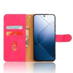 Peněženkové pouzdro Solid růžové – Xiaomi 14 | Levné Kryty | Levné Kryty | Levné Kryty