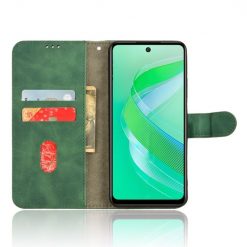 Peněženkové pouzdro Solid zelené – Infinix Smart 8 | Levné Kryty | Levné Kryty | Levné Kryty
