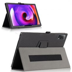 Knížkové pouzdro Litchi Skin case černé – T Tablet | Levné Kryty | Levné Kryty | Levné Kryty