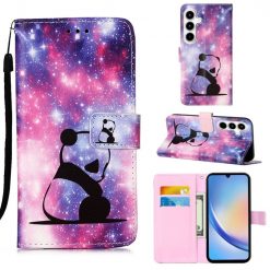 Knížkové pouzdro Trendy Cross case Baby panda – Samsung Galaxy A35 5G | Levné Kryty | Levné Kryty | Levné Kryty