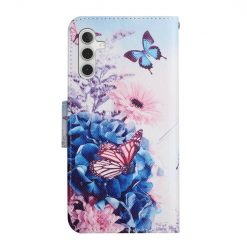 Knížkové pouzdro Trendy Cross case Modrý motyl – Samsung Galaxy A35 5G | Levné Kryty | Levné Kryty | Levné Kryty