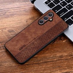 Alternative view of Kryt AZNS Embossed Skin case hnědý – Samsung Galaxy A55 5G
