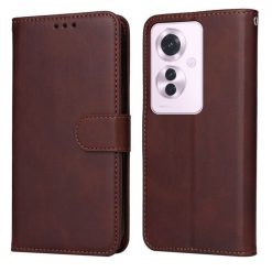 Peněženkové pouzdro Classic Leather case hnědé – Oppo Reno 11 F 5G | Levné Kryty | Levné Kryty | Levné Kryty