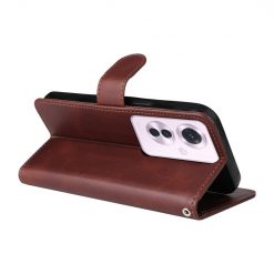 Peněženkové pouzdro Classic Leather case hnědé – Oppo Reno 11 F 5G | Levné Kryty | Levné Kryty | Levné Kryty