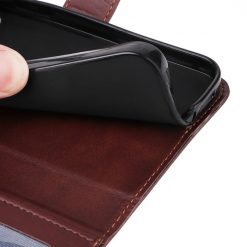 Peněženkové pouzdro Classic Leather case hnědé – Oppo Reno 11 F 5G | Levné Kryty | Levné Kryty | Levné Kryty