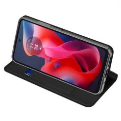 Peněženkové pouzdro Dux Ducis Skin Pro černé – Motorola Moto G04 / G24 | Levné Kryty | Levné Kryty | Levné Kryty
