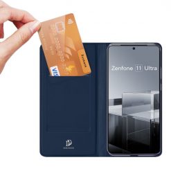Peněženkové pouzdro Dux Ducis Skin Pro modré – Asus Zenfone 11 Ultra | Levné Kryty | Levné Kryty | Levné Kryty