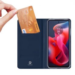 Peněženkové pouzdro Dux Ducis Skin Pro modré – Motorola Moto G04 / G24 | Levné Kryty | Levné Kryty | Levné Kryty