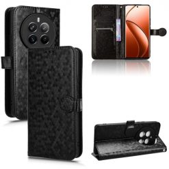 Peněženkové pouzdro Honeycomb Dot Texture Case černé – Realme 12 Pro 5G / 12 Pro+ | Levné Kryty | Levné Kryty | Levné Kryty