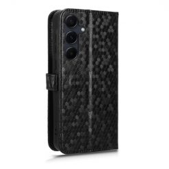Alternative view of Peněženkové pouzdro Honeycomb Dot Texture Case černé – Samsung Galaxy A35 5G
