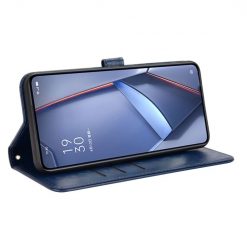 Alternative view of Peněženkové pouzdro Honeycomb Dot Texture Case modré – Tecno Spark 20 Pro