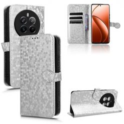Peněženkové pouzdro Honeycomb Dot Texture Case stříbrné – Realme 12 Pro 5G / 12 Pro+ | Levné Kryty | Levné Kryty | Levné Kryty