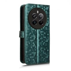 Peněženkové pouzdro Honeycomb Dot Texture Case zelené – Realme 12 Pro 5G / 12 Pro+ | Levné Kryty | Levné Kryty | Levné Kryty
