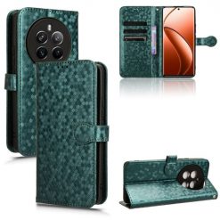 Peněženkové pouzdro Honeycomb Dot Texture Case zelené – Realme 12 Pro 5G / 12 Pro+ | Levné Kryty | Levné Kryty | Levné Kryty