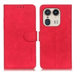 Peněženkové pouzdro Khazneh červené – Motorola Edge 50 Ultra | Levné Kryty | Levné Kryty | Levné Kryty