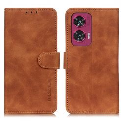 Peněženkové pouzdro Khazneh hnědé – Motorola Edge 50 Fusion | Levné Kryty | Levné Kryty | Levné Kryty