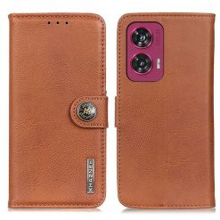 Peněženkové pouzdro Khazneh wallet case hnědé – Motorola Edge 50 Fusion | Levné Kryty | Levné Kryty | Levné Kryty