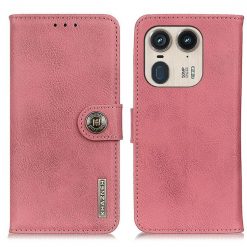 Peněženkové pouzdro Khazneh wallet case růžové – Motorola Edge 50 Ultra | Levné Kryty | Levné Kryty | Levné Kryty