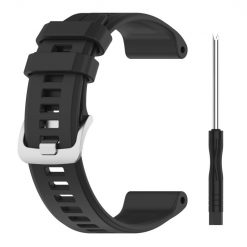 Řemínek Solid Wristband černý pro Garmin Forerunner 955 (22mm) | Levné Kryty | Levné Kryty | Levné Kryty