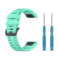 Řemínek Solid Wristband mátový pro Garmin Fenix 7X (26mm) | Levné Kryty | Levné Kryty | Levné Kryty