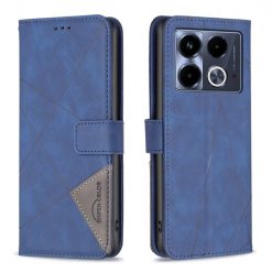 Knížkové pouzdro Rhombus modré – Infinix Note 40 | Levné Kryty | Levné Kryty | Levné Kryty