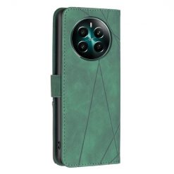 Alternative view of Knížkové pouzdro Rhombus zelené – Realme 12+ (12 Plus)