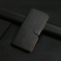 Kožené pouzdro Business leather case černé – Xiaomi Redmi 13 | Levné Kryty | Levné Kryty | Levné Kryty